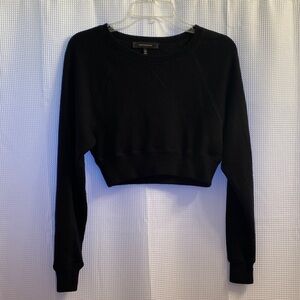 Robert Rodriguez Wool Black Cropped Sweater